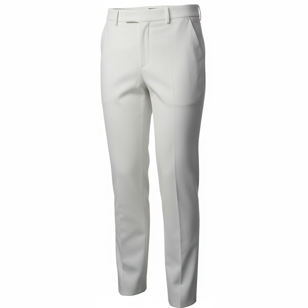 Talbots Hampshire Ankle Pants Womens 10 off-White Straight Leg Dress Trousers